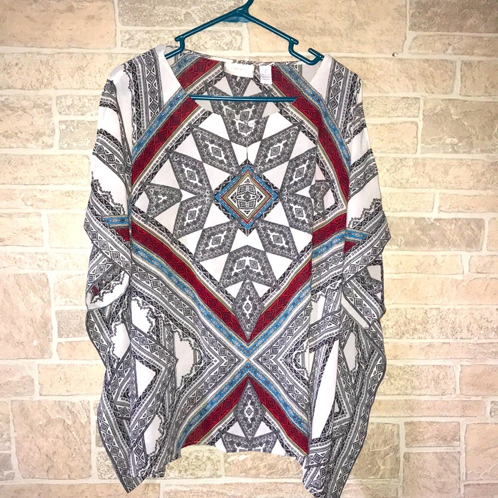 ✅Chico’s Poncho Style Blouse
